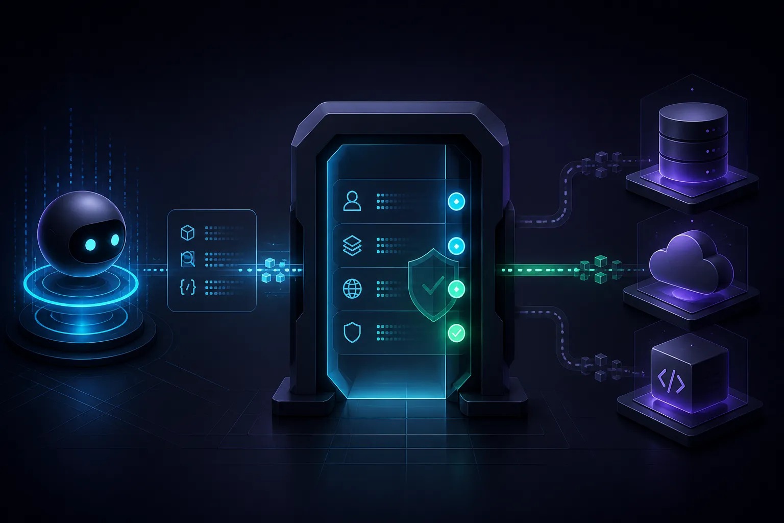 Policy gateway controlling AI agent access to tools and systems